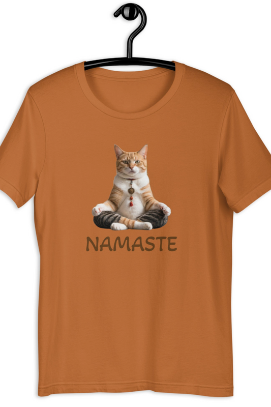 Namaste Cat Unisex t-shirt
